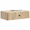 vidaXL Fali oldaltábla Sonoma Tölgy 59 x 34,5 x 17 cm Szerelt Fa