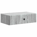 vidaXL Fali oldaltábla Szürke Sonoma 59 x 34,5 x 17 cm Szerelt Fa