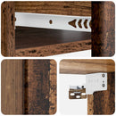 vidaXL Fali oldaltábla Antik Fa 59 x 34,5 x 17 cm Szerelt Fa