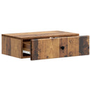 vidaXL Fali oldaltábla Antik Fa 59 x 34,5 x 17 cm Szerelt Fa