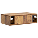 vidaXL Fali oldaltábla Antik Fa 59 x 34,5 x 17 cm Szerelt Fa