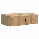 vidaXL Fali oldaltábla Kézműves Tölgy 59 x 34,5 x 17 cm Szerelt Fa