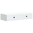 vidaXL Fali oldaltábla Fehér 87,5 x 34,5 x 17 cm Szerelt Fa