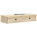vidaXL Fali oldaltábla Sonoma Tölgy 87,5 x 34,5 x 17 cm Szerelt Fa