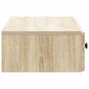 vidaXL Fali oldaltábla Sonoma Tölgy 87,5 x 34,5 x 17 cm Szerelt Fa