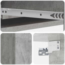 vidaXL Fali oldaltábla Betonszürke 87,5 x 34,5 x 17 cm Szerelt Fa