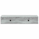 vidaXL Fali oldaltábla Szürke Sonoma 87,5 x 34,5 x 17 cm Szerelt Fa