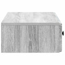 vidaXL Fali oldaltábla Szürke Sonoma 87,5 x 34,5 x 17 cm Szerelt Fa