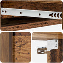 vidaXL Fali oldaltábla Antik Fa 87,5 x 34,5 x 17 cm Szerelt Fa