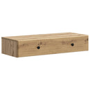 vidaXL Fali oldaltábla Kézműves Tölgy 87,5 x 34,5 x 17 cm Szerelt Fa