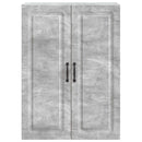 vidaXL Fali szekrény Betonszürke 66 x 34,5 x 90 cm Szerelt Fa