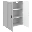 vidaXL Fali szekrény Magasfényű Fehér 66 x 34,5 x 90 cm Szerelt Fa