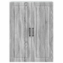 vidaXL Fali szekrény Szürke Sonoma 66 x 34,5 x 90 cm Szerelt Fa