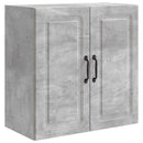 vidaXL Fali szekrény Betonszürke 59 x 31 x 60 cm Szerelt Fa