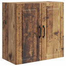 vidaXL Fali szekrény Antik Fa 59 x 31 x 60 cm Szerelt Fa