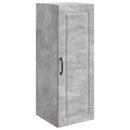 vidaXL Fali szekrény Betonszürke 33 x 34,5 x 90 cm Szerelt Fa