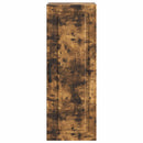 vidaXL Fali szekrény Füstös Tölgy 33 x 34,5 x 90 cm Szerelt Fa