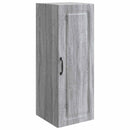 vidaXL Fali szekrény Szürke Sonoma 33 x 34,5 x 90 cm Szerelt Fa