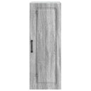 vidaXL Fali szekrény Szürke Sonoma 33 x 34,5 x 90 cm Szerelt Fa