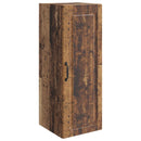 vidaXL Fali szekrény Antik Fa 33 x 34,5 x 90 cm Szerelt Fa