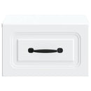 vidaXL Fali éjjeli szekrény fiókkal Fehér 34,5 x 33 x 20 cm Szerelt Fa