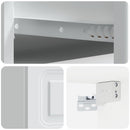 vidaXL Fali éjjeli szekrény 2 pcs Fehér 34,5 x 33 x 20 cm Szerelt Fa
