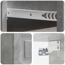 vidaXL Fali éjjeli szekrény 2 pcs Betonszürke 34,5 x 33 x 20 cm