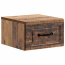 vidaXL Fali éjjeli szekrény Antik Fa 34,5 x 33 x 20 cm Szerelt Fa