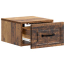 vidaXL Fali éjjeli szekrény Antik Fa 34,5 x 33 x 20 cm Szerelt Fa