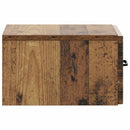 vidaXL Fali éjjeli szekrény Antik Fa 34,5 x 33 x 20 cm Szerelt Fa
