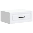 vidaXL Fali éjjeli szekrény 2 db Fehér 49 x 34,5 x 20 cm Szerelt Fa