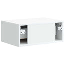 vidaXL Fali éjjeli szekrény 2 db Fehér 49 x 34,5 x 20 cm Szerelt Fa