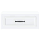 vidaXL Fali éjjeli szekrény 2 db Fehér 49 x 34,5 x 20 cm Szerelt Fa
