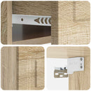 vidaXL Fali éjjeli szekrény 2 pcs Sonoma Tölgy 49 x 34,5 x 20 cm