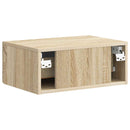 vidaXL Fali éjjeli szekrény 2 pcs Sonoma Tölgy 49 x 34,5 x 20 cm