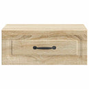 vidaXL Fali éjjeli szekrény 2 pcs Sonoma Tölgy 49 x 34,5 x 20 cm
