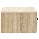 vidaXL Fali éjjeli szekrény 2 pcs Sonoma Tölgy 49 x 34,5 x 20 cm