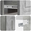 vidaXL Fali éjjeli szekrény Betonszürke 49 x 34,5 x 20 cm Szerelt Fa