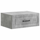 vidaXL Fali éjjeli szekrény Betonszürke 49 x 34,5 x 20 cm Szerelt Fa