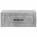 vidaXL Fali éjjeli szekrény Betonszürke 49 x 34,5 x 20 cm Szerelt Fa