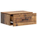 vidaXL Fali éjjeli szekrény Antik Fa 49 x 34,5 x 20 cm Szerelt Fa