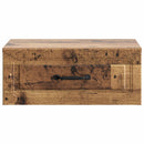 vidaXL Fali éjjeli szekrény Antik Fa 49 x 34,5 x 20 cm Szerelt Fa