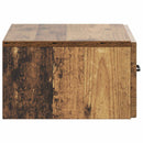 vidaXL Fali éjjeli szekrény Antik Fa 49 x 34,5 x 20 cm Szerelt Fa