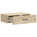vidaXL Fali oldaltábla Sonoma Tölgy 59 x 34,5 x 17 cm Szerelt Fa