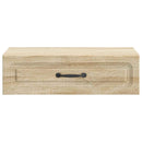 vidaXL Fali oldaltábla Sonoma Tölgy 59 x 34,5 x 17 cm Szerelt Fa
