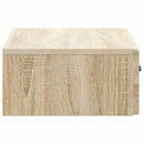 vidaXL Fali oldaltábla Sonoma Tölgy 59 x 34,5 x 17 cm Szerelt Fa