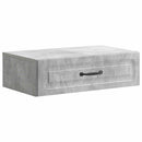 vidaXL Fali oldaltábla Betonszürke 59 x 34,5 x 17 cm Szerelt Fa