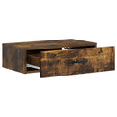 vidaXL Fali oldaltábla Füstös Tölgy 59 x 34,5 x 17 cm Szerelt Fa