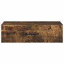 vidaXL Fali oldaltábla Füstös Tölgy 59 x 34,5 x 17 cm Szerelt Fa