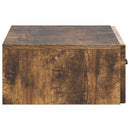 vidaXL Fali oldaltábla Füstös Tölgy 59 x 34,5 x 17 cm Szerelt Fa